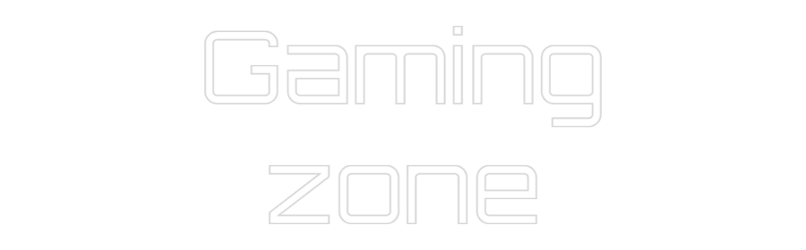 Neon op maat: Gaming
zone