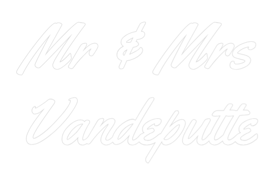Neon op maat: Mr & Mrs
Van...