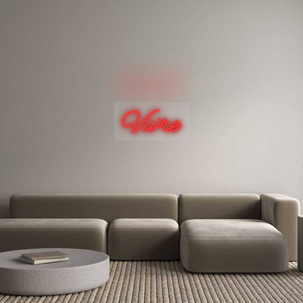 Neon op maat: Vivre