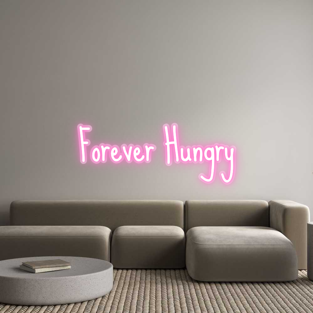 Neon op maat: Forever Hungry