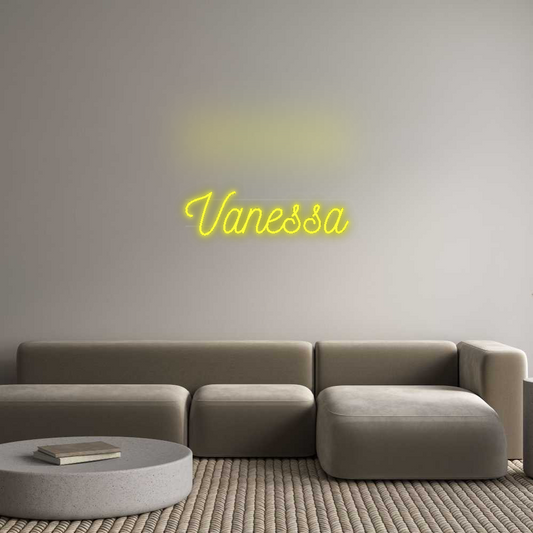 Neon op maat: Vanessa