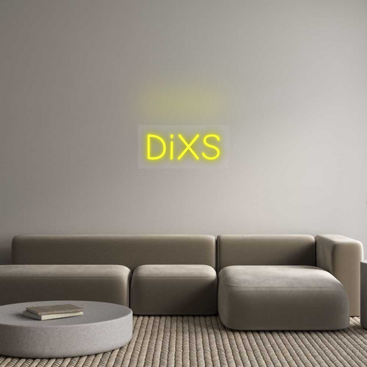 Neon op maat: DiXS