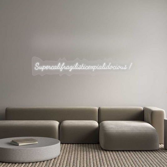 Neon op maat: Supercalifrag...