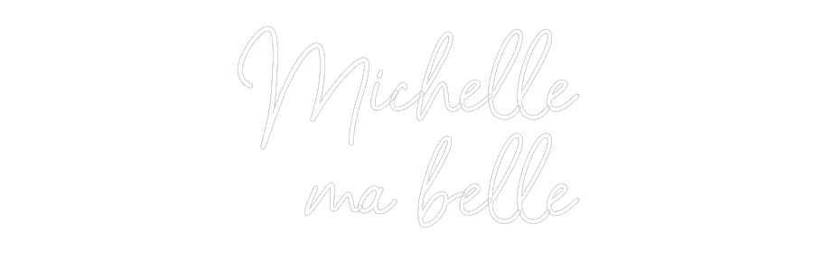 Neon op maat: Michelle
ma ...