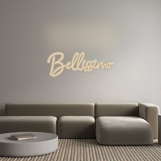 Neon op maat: Bellissimo