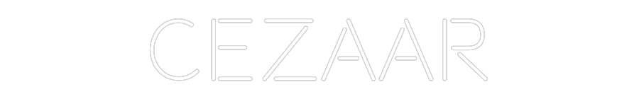 Neon op maat: Cezaar