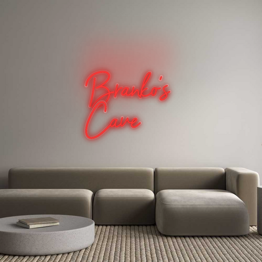 Neon op maat: Branko's 
Cave