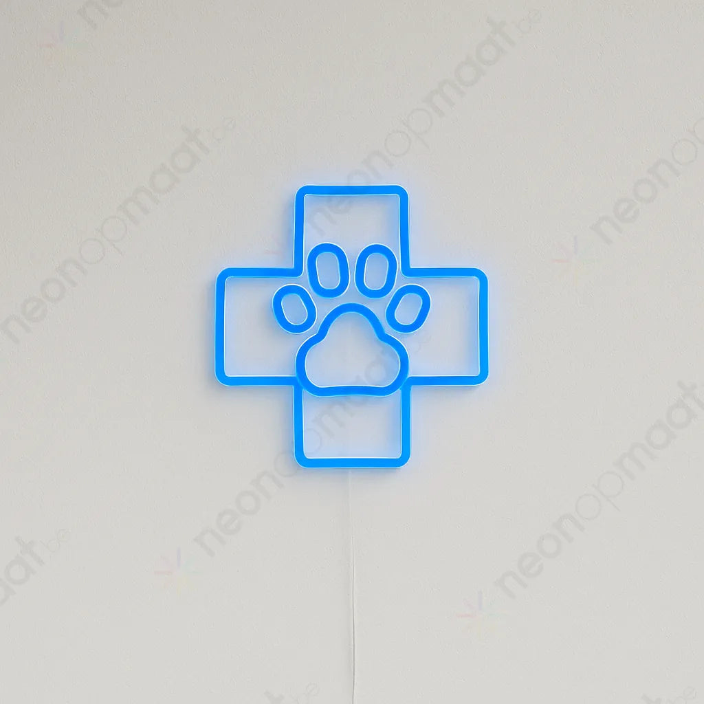 Dierenarts Kruis Neon Licht