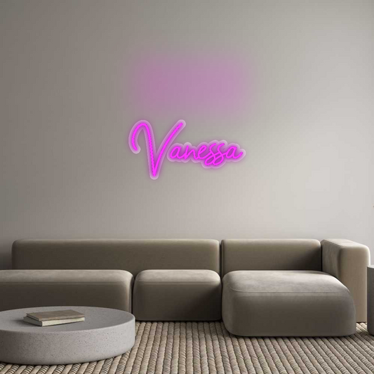 Neon op maat: Vanessa