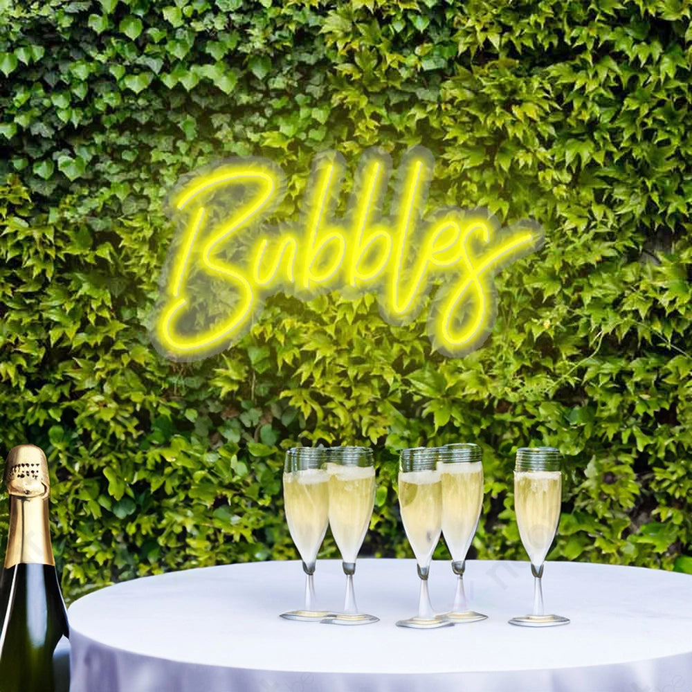 Bubbles Neon Licht