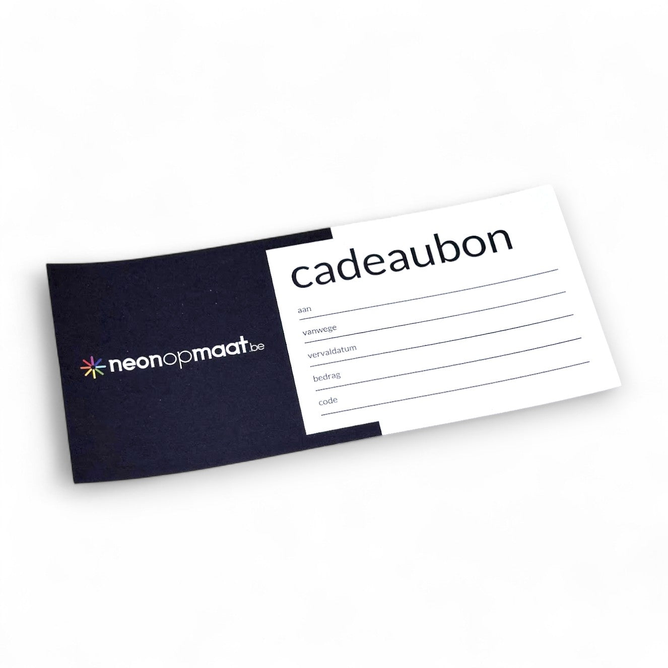 neonopmaat.be Cadeaubon
