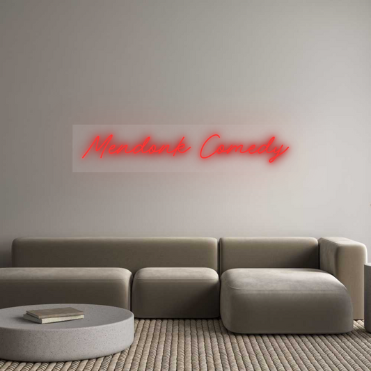 Neon op maat: Mendonk Comedy