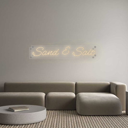 Neon op maat: Sand & Salt