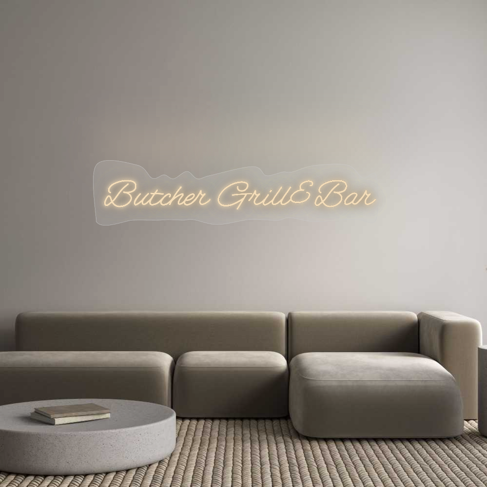 Neon op maat: Butcher Grill...