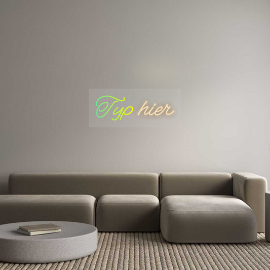 Neon op maat: Typ hier