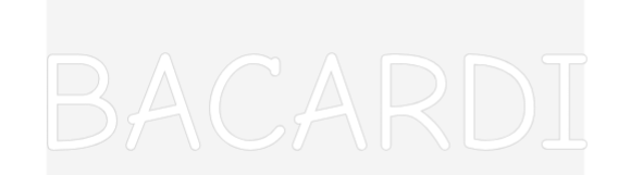 Neon op maat: BACARDI