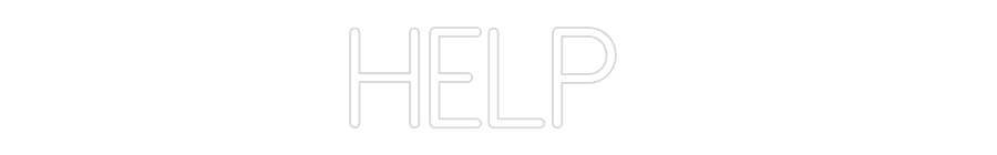 Neon op maat: Help