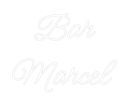 Neon op maat: Bar
Marcel
