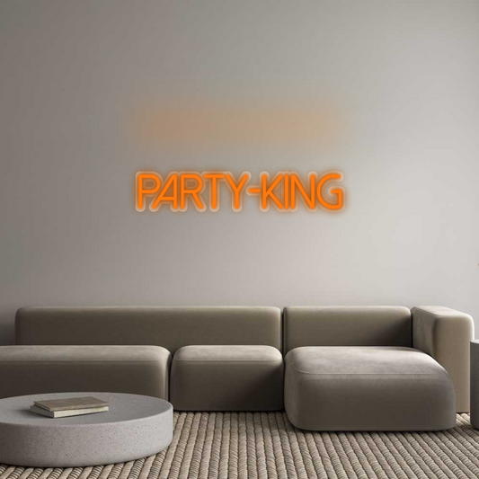 Neon op maat: PARTY-KING