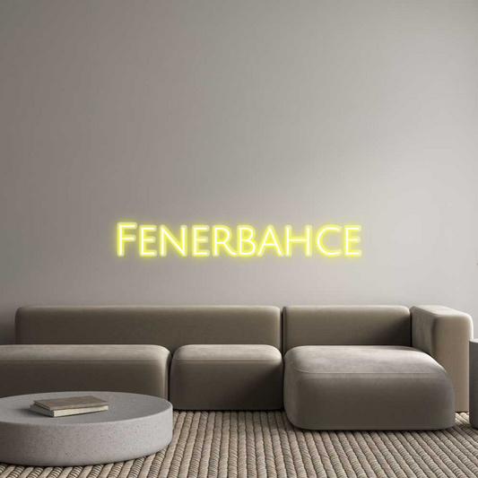 Neon op maat: Fenerbahce
