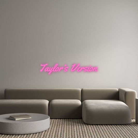 Neon op maat: Taylor’s Vers...