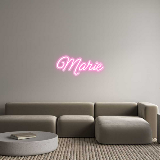 Neon op maat: Marie