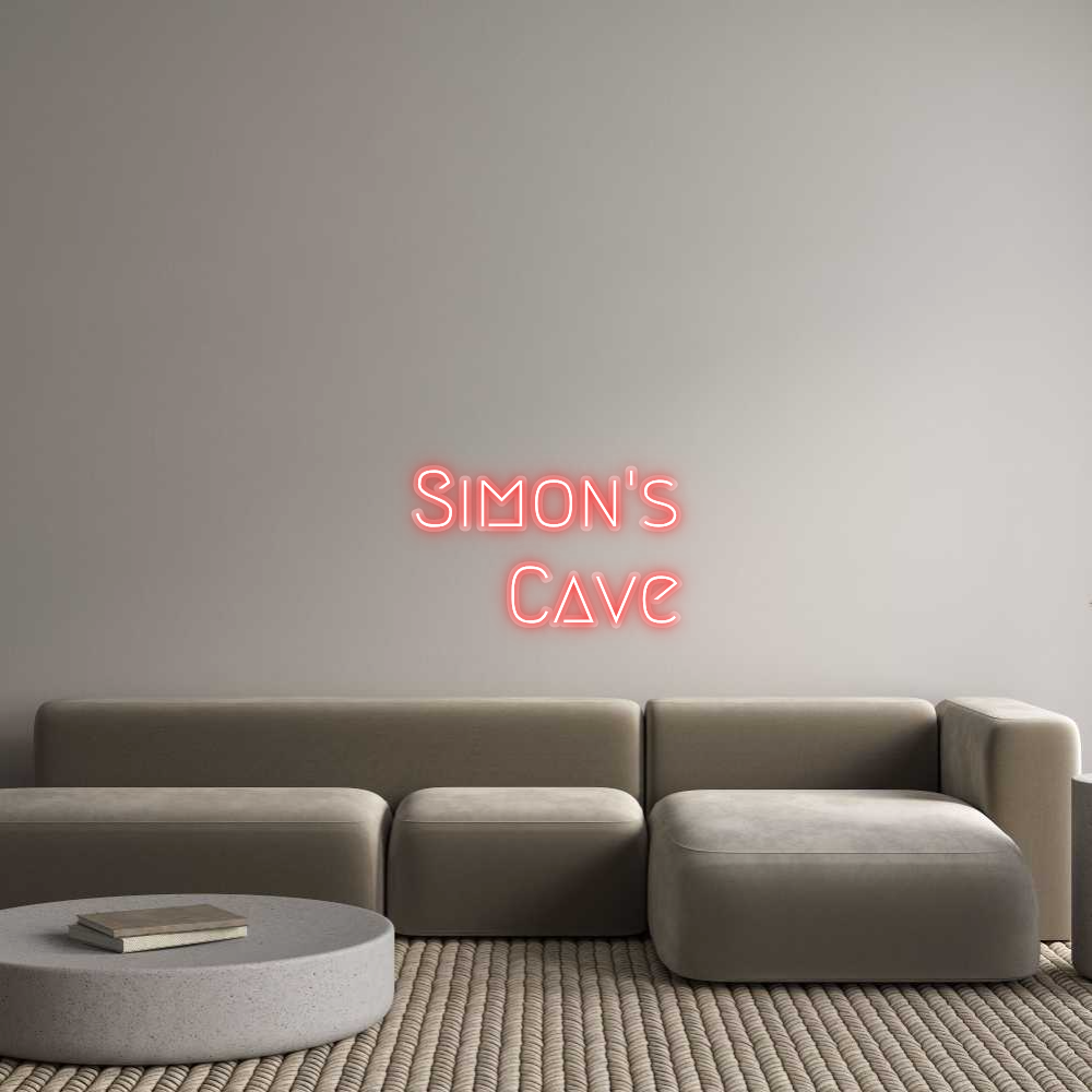 Neon op maat: Simon's
Cave