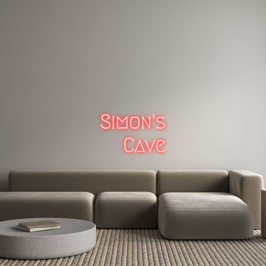 Neon op maat: Simon's
Cave