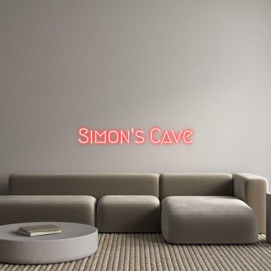 Neon op maat: Simon's Cave