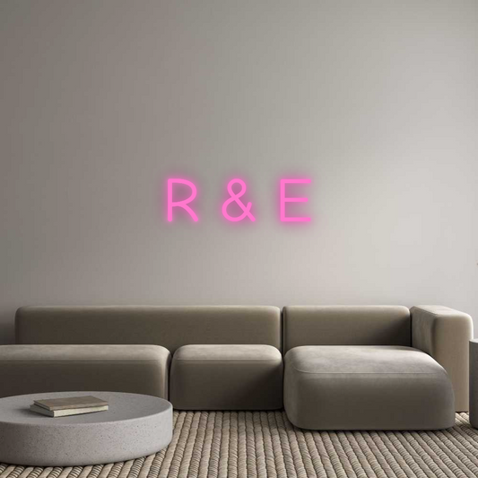 Neon op maat: R & E
