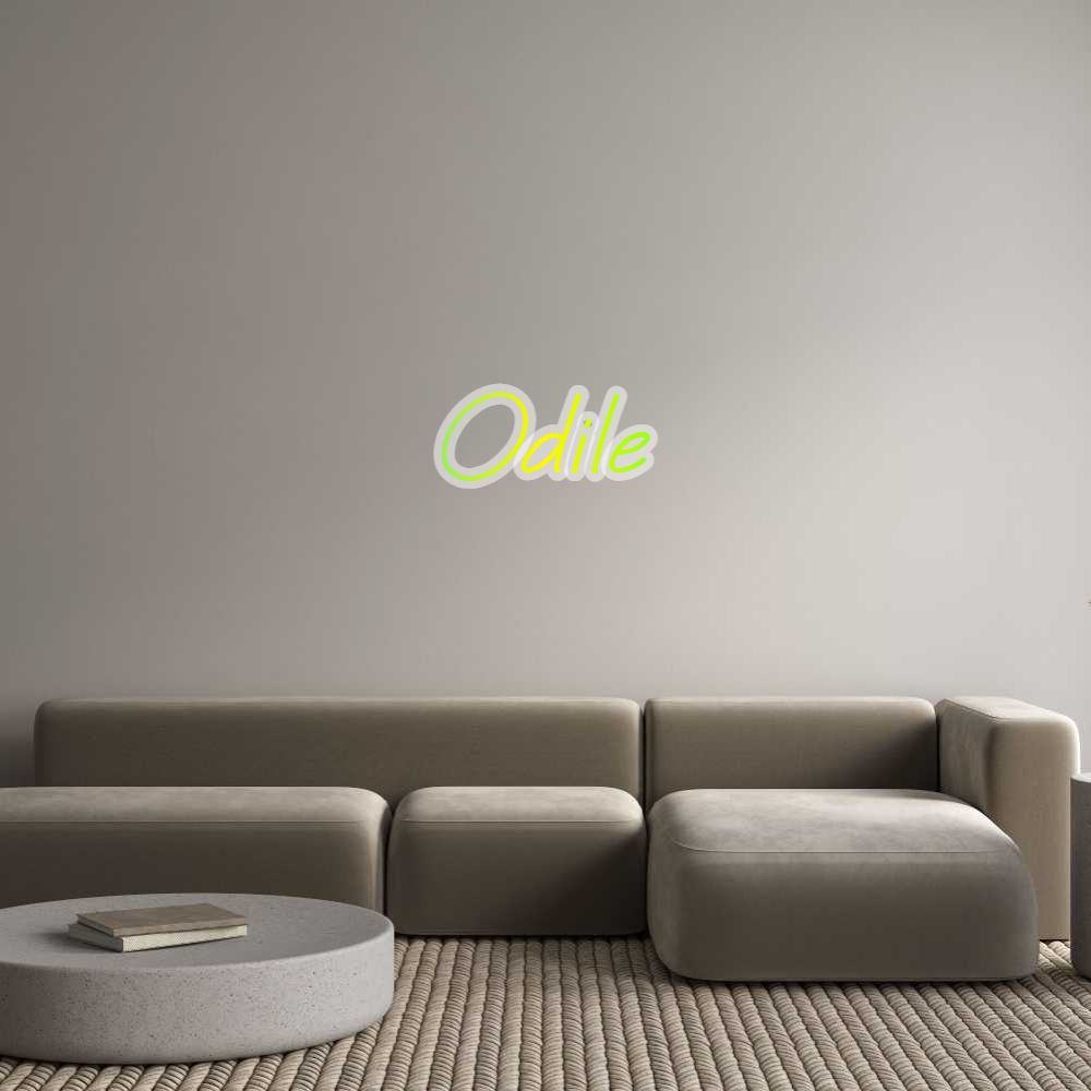 Neon op maat: Odile