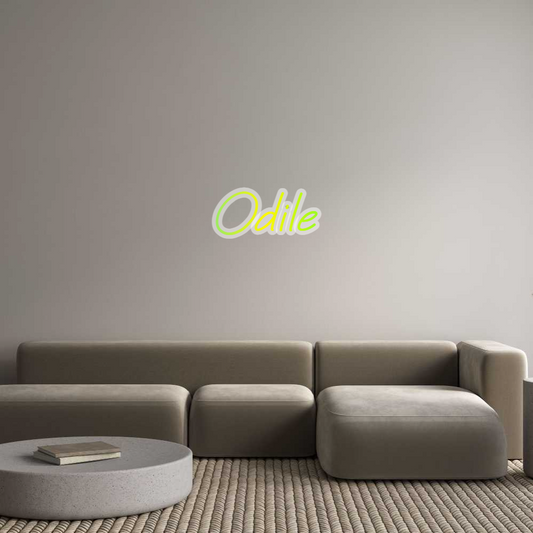 Neon op maat: Odile