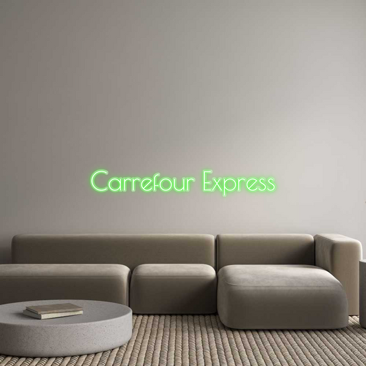 Neon op maat: Carrefour Exp...