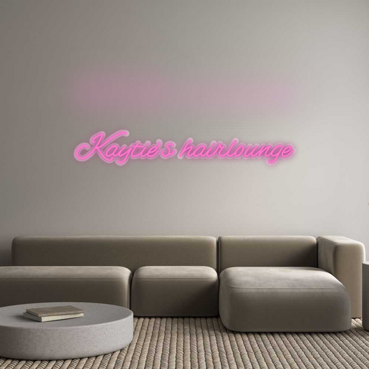 Neon op maat: Kaytie’s hair...