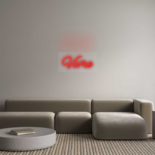 Neon op maat: Vivre