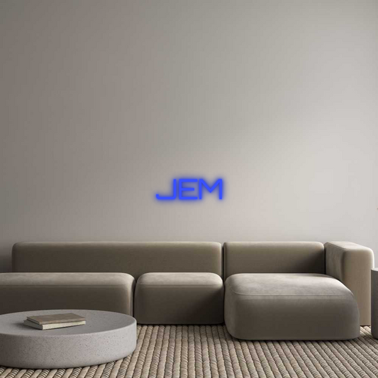 Neon op maat: JEM