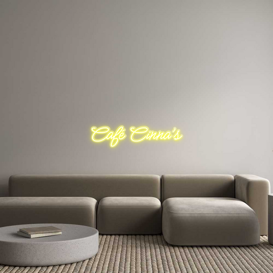 Neon op maat: Café Cinna’s