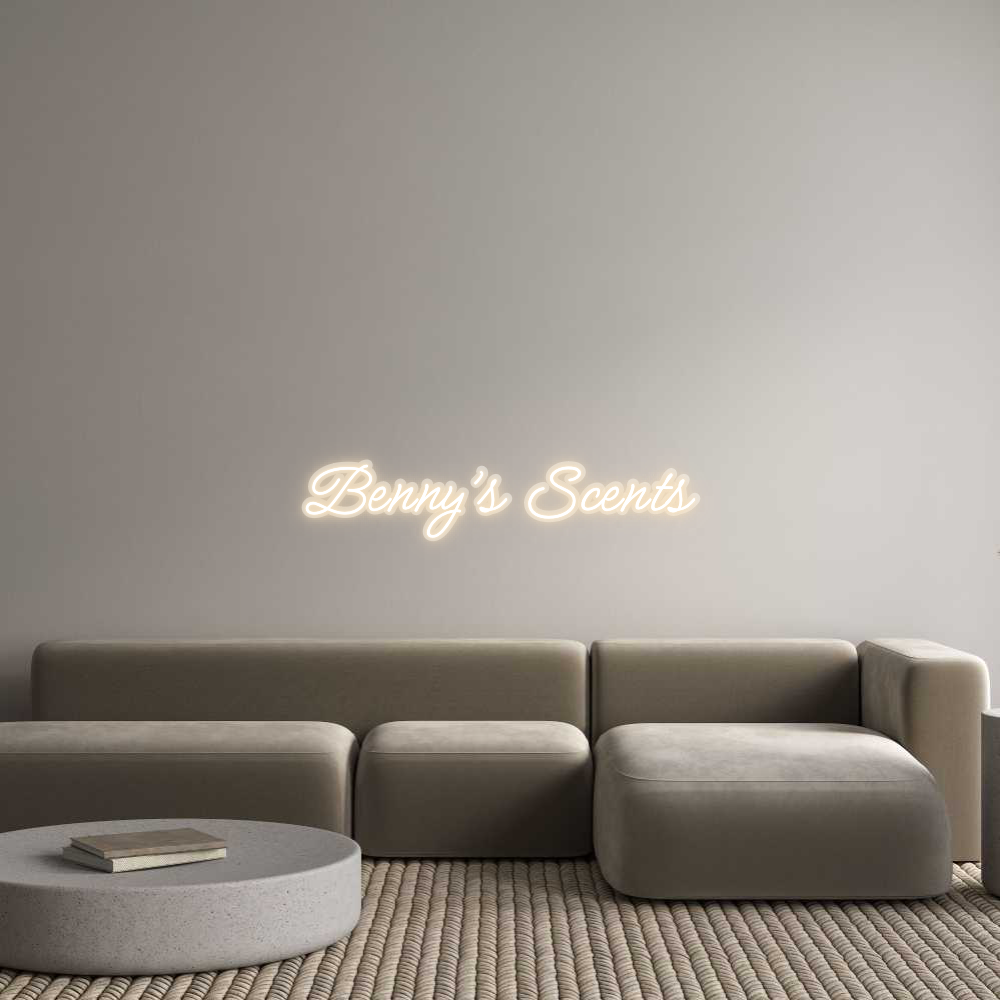 Neon op maat: Benny’s Scents