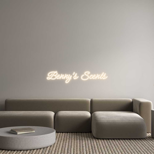 Neon op maat: Benny’s Scents
