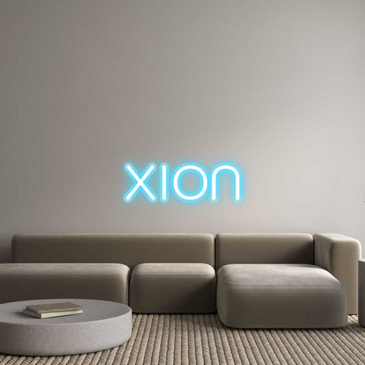 Neon op maat: XION