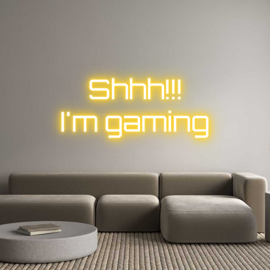 Neon op maat: Shhh!!!
I'm ...