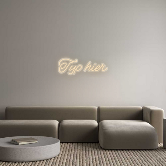 Neon op maat: Typ hier