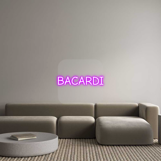 Neon op maat: BACARDI