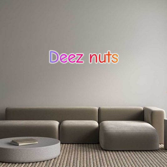 Neon op maat: Deez nuts