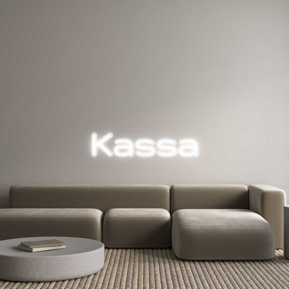 Neon op maat: Kassa