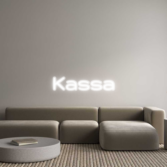 Neon op maat: Kassa