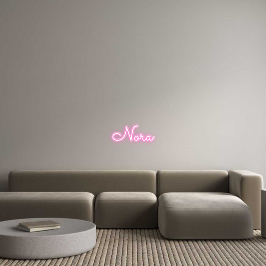 Neon op maat: Nora