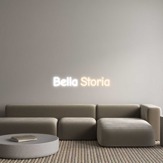 Neon op maat: Bella Storia