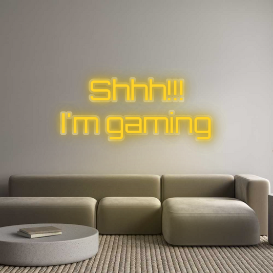 Neon op maat: Shhh!!!
I'm ...