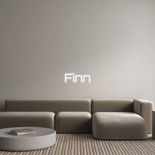 Neon op maat: Finn
